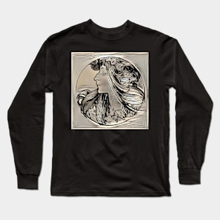 Dream of Vitrail Pour la facade de la Boutique Fouquet Long Sleeve T-Shirt